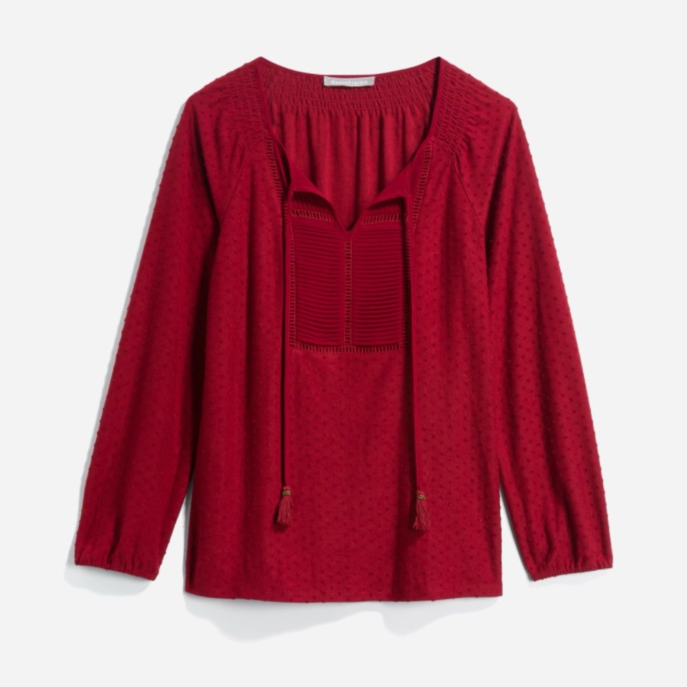Daniel Rainn Jaymes Tassel Detail Top large Knit
